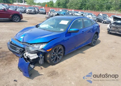 2019 Honda Civic Sport из США, поврежденный, VIN 2HGFC2F86KH575536